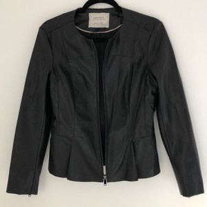 Zara Black Leather Jacket
